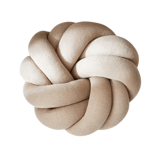 Coussin tréssé gris
